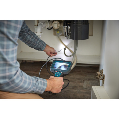 Cam&eacute;ra d'inspection portable professionnelle 12 V Max, 4" Affichage Action Paper