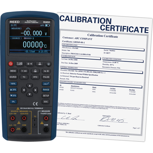 &eacute;talonneur de processus multifonctions avec certification ISO, Sans enregistrement des donn&eacute;es, Portatif, 5 proc&eacute;d&eacute;s Action Paper