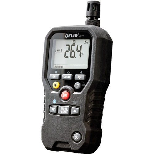 Humidim&egrave;tre 5-en-1 MR77 avec METERLINK, Gamme d'humidit&eacute; 0 - 99%, Gamme de temp&eacute;rature -4°- 392° F ( -20° - 200° C ) Action Paper