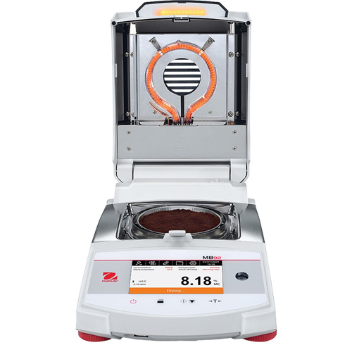 MB92 Carbon Fiber Heating  Moisture Analyzer Action Paper