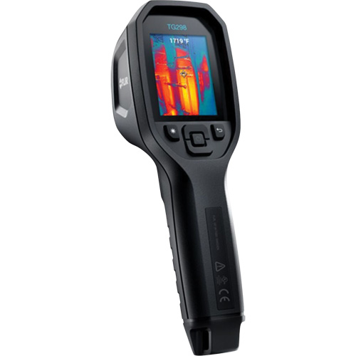 TG298 30:1 High Temperature Spot IR Thermal Imaging Camera with Bullseye Laser, 320 x 240 pixels, -25° - 1080°C (-130° - 1976°F), <70 mK Action Paper