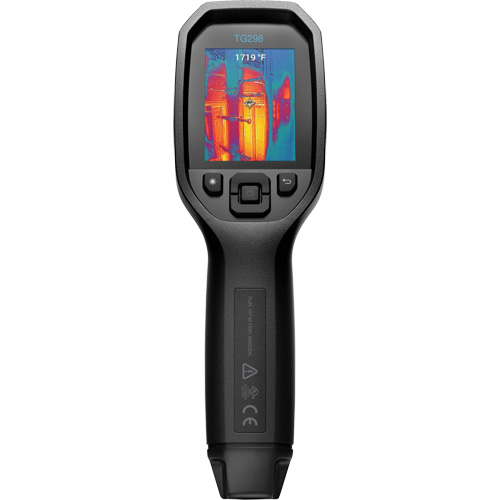 TG298 30:1 High Temperature Spot IR Thermal Imaging Camera with Bullseye Laser, 320 x 240 pixels, -25° - 1080°C (-130° - 1976°F), <70 mK Action Paper