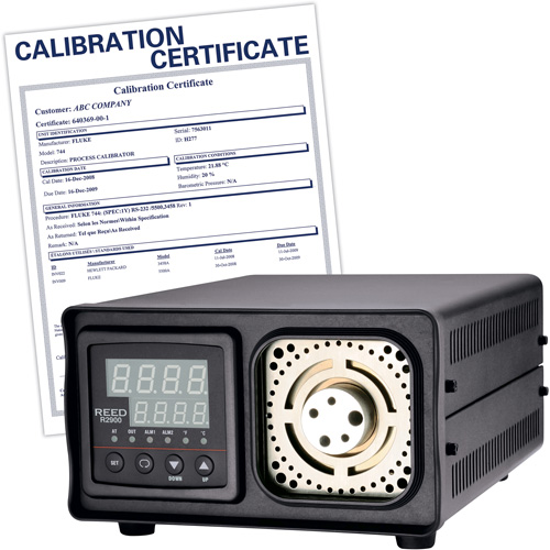 Dry Block Calibrator with Calibration Certificate Action Paper