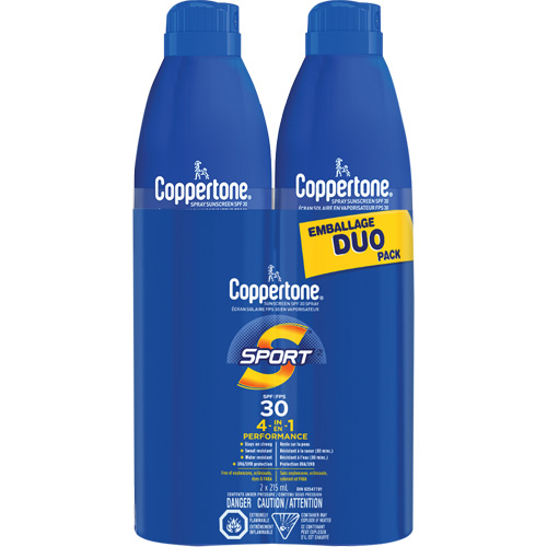 Sport&reg; Water Resistant Sunscreen, SPF 30, Aerosol Action Paper