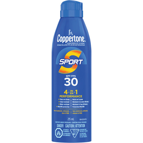 Sport&reg; Water Resistant Sunscreen, SPF 30, Aerosol Action Paper