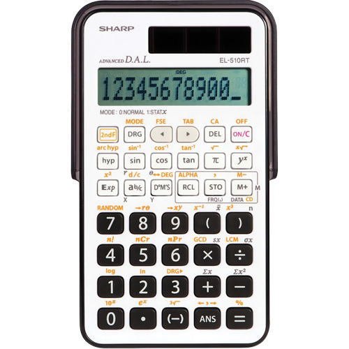 EL510RTB Scientific Calculator with 169 Functions Action Paper