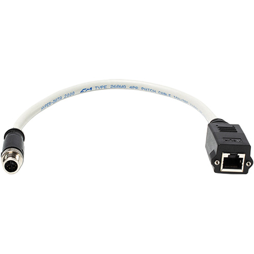 C&acirc;ble ethernet M12 &agrave; RJ45F Action Paper