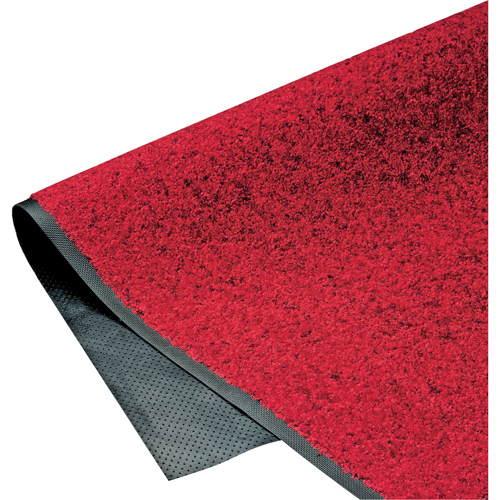 ColorStar Matting, Wiper, 4' x 6' x 3/8", Red/Black Action Paper