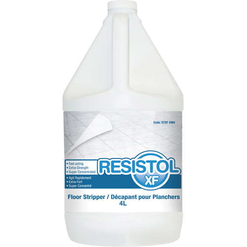 Resistol XF Floor Strippers, 4 L, Jug Action Paper