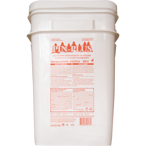 Pin-Plus Powdered Cleaner & Degreaser, 18 kg/18.0 kg Action Paper