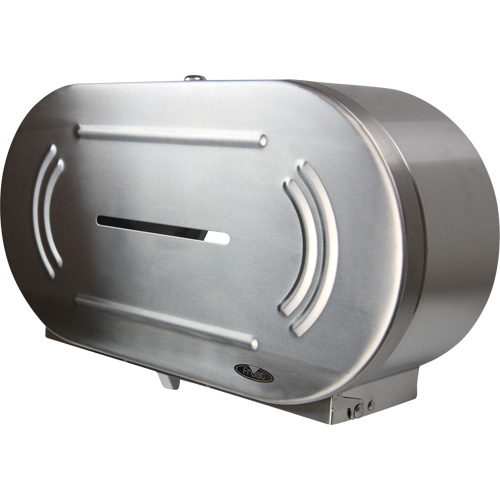 Twin Jumbo Toilet Paper Dispenser, Multiple Roll Capacity Action Paper
