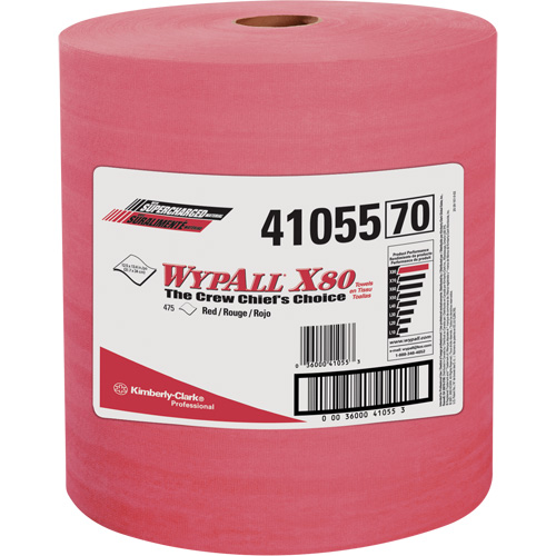 Chiffons X80, Robuste, 13-2/5' lo x 12-1/2" la Action Paper