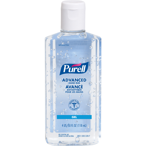 Advanced Hand Sanitizer, 118 ml, Squeeze Bottle, 70% Alcohol Action Paper