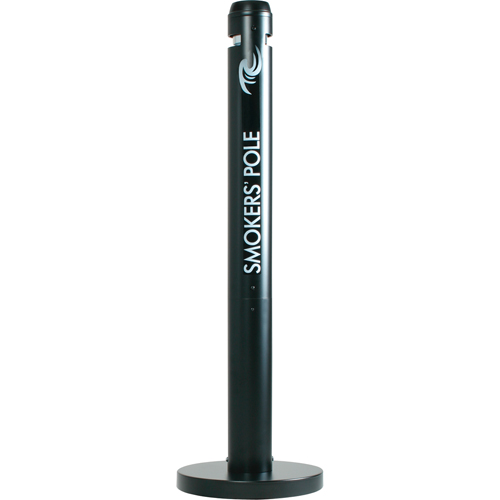 Cendriers Smokers' Pole, Sur pied, Aluminium, Hauteur 41" Action Paper