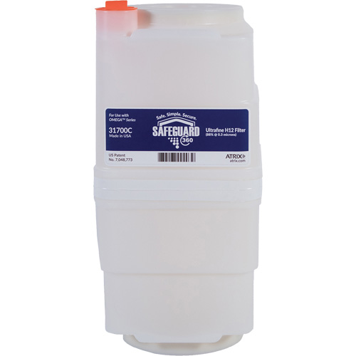 Portable SafeGuard 360 Vacuum Filter, Cartridge, Fits 1 US gal. Action Paper