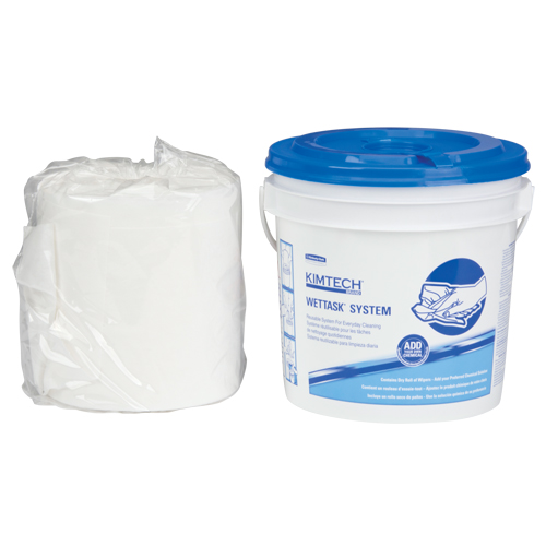 Wettask* Wipers for Solvents, 570 Wipes, 12" x 6" Action Paper