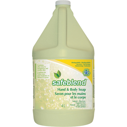 Hand & Body Soap, Liquid, 4 L, Unscented Action Paper