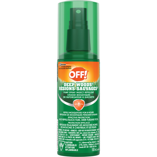 Insectifuge Off! R&eacute;gions sauvages, DEET &agrave; 25 %, Vaporisateur, 100 ml Action Paper
