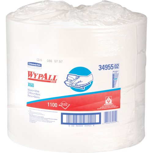 Chiffons X60, Utilitaire, 12-3/8" lo x 12-1/4" la Action Paper