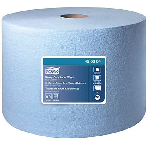Chiffons jumbo en rouleau, Tout usage, 12" lo x 12" la Action Paper