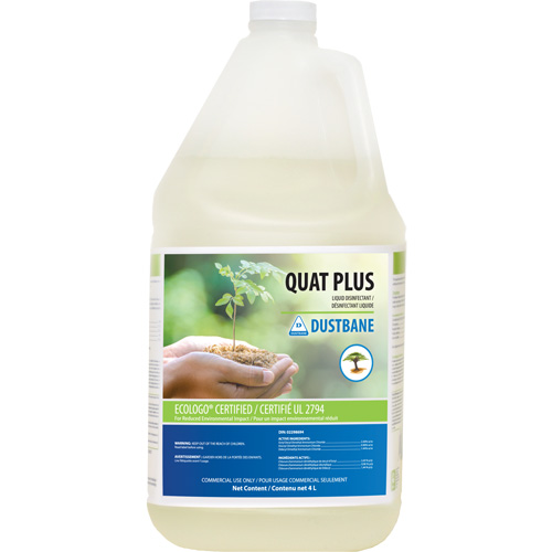 Quat Plus - Disinfectants & Cleaners, 4 L, Jug Action Paper