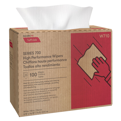 Chiffons Pro Tuff-Job, Robuste, 9-3/4" lo x 16-1/4" la Action Paper