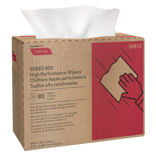 Chiffons Pro Tuff-Job, Robuste, 9-3/4" lo x 16-1/4" la Action Paper