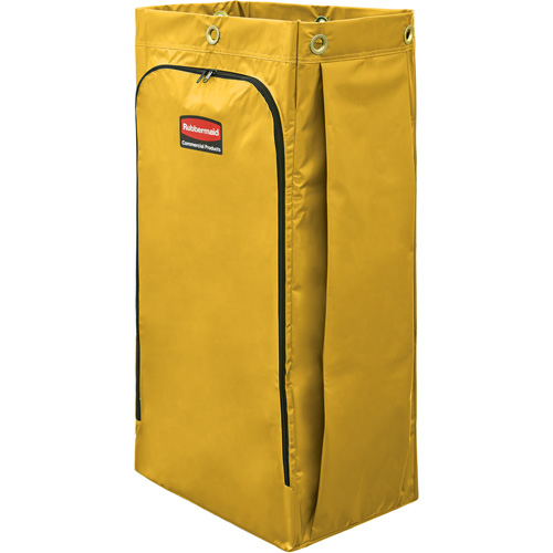 Executive Vinyl Bag for High-Capacity Janitorial Cleaning Carts Action Paper