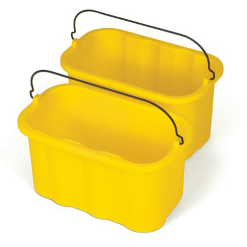 Executive Series Caddy, 2.5 US Gal. (10 qt.) Capacity, Yellow Action Paper