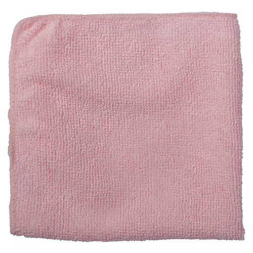 Light-Duty Cleaning Cloth, Microfibre, Red Action Paper