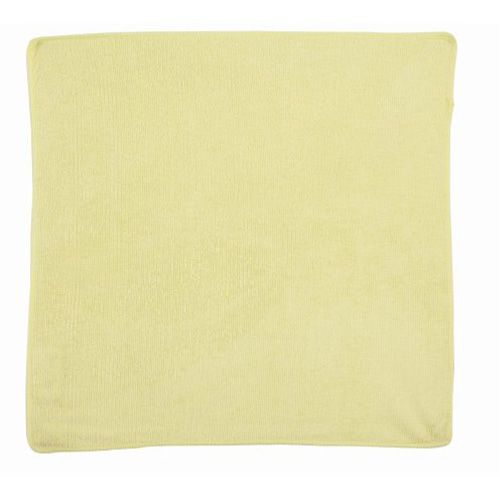 Light-Duty Cleaning Cloth, Microfibre, Yellow Action Paper