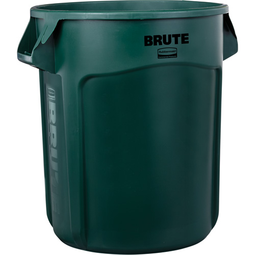 Vented Brute&reg; Waste Container, Plastic, 20 US gal. Action Paper
