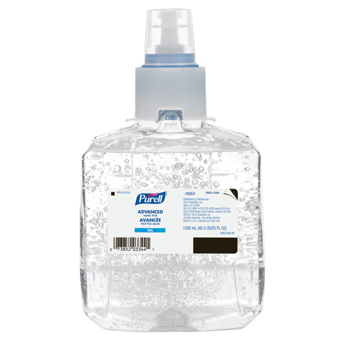 LTX-12Advanced Hand Sanitizer, 1200 ml, Cartridge Refill, 70% Alcohol Action Paper