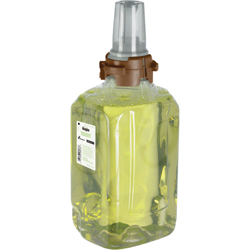 Foam Hand & Showerwash for GOJO&reg; ADX-12 Dispenser, 1250 ml, Citrus Ginger, Plastic Cartridge Action Paper