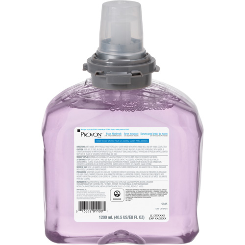 Savon pour les mains aux canneberges avec hydratants am&eacute;lior&eacute;s pour distributeur PROVON TFX, Mousse, 1200 ml, Parfum&eacute; Action Paper