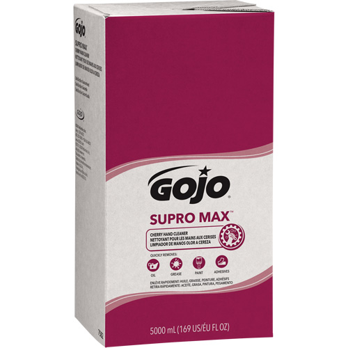 SUPRO MAX Hand Cleaner or GOJO&reg; PRO TDX Dispenser, Lotion, 5000 ml, Refill, Cherry Action Paper