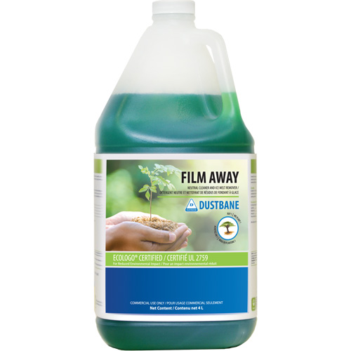 Film Away Neutral Detergent and Ice Melt Remover, Jug, 4 L Action Paper