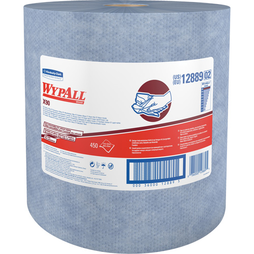 Essuie-tout X90 jumbo en rouleau, Robuste, 12-1/5" lo x 12-2/5" la Action Paper