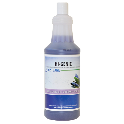 Nettoyant et assainisseur pour salle de bain Hi-Genic, 1 L, Bouteille Action Paper