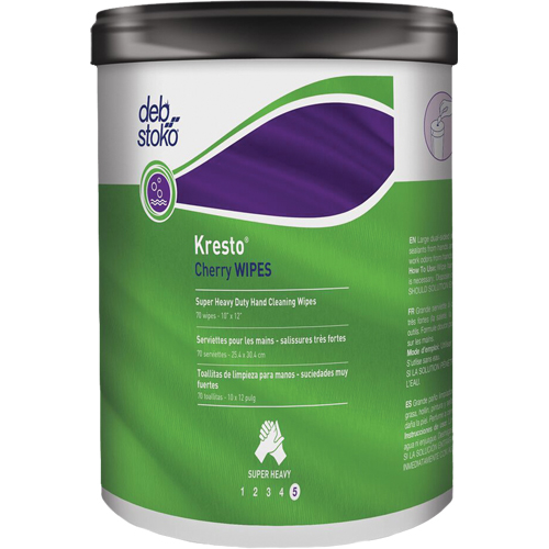 Lingettes Cherry Kresto, 70 lingettes, 10" x 12" Action Paper