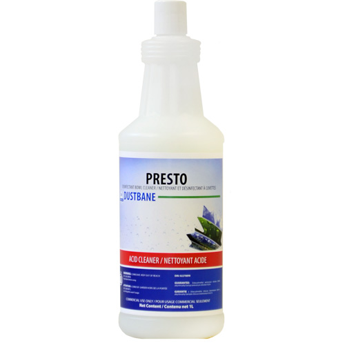 Presto Disinfectant Bowl Cleaner, 1 L, Bottle Action Paper