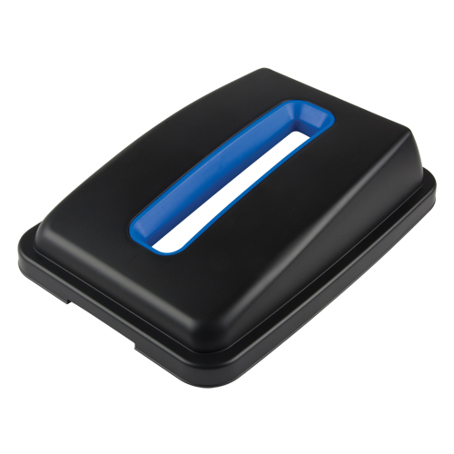 Waste Classification - Lid, Open Lid, Plastic, Fits Container Size: 17-1/4" x 12-1/2" Action Paper