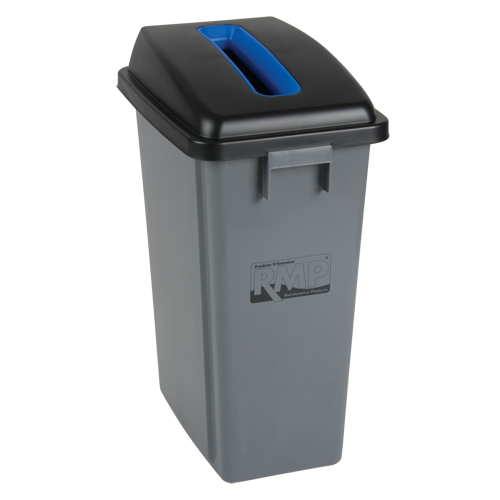 Waste Classification - Lid, Open Lid, Plastic, Fits Container Size: 17-1/4" x 12-1/2" Action Paper