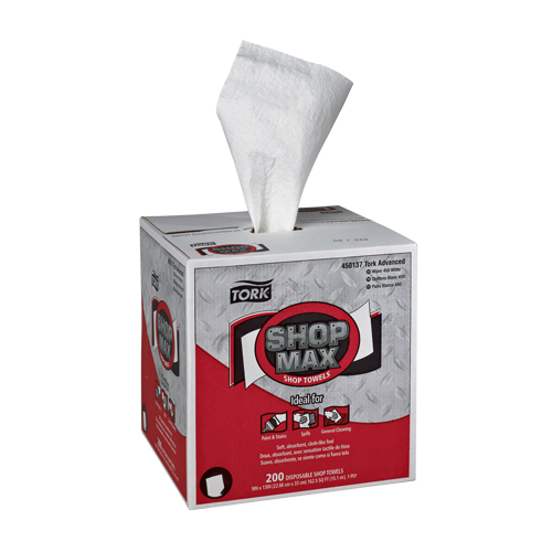 Chiffons pour atelier Advanced ShopMax, Tout usage, 13" lo x 9" la Action Paper