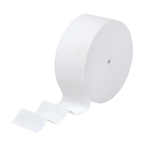 Scott&reg; JRT Jr. Toilet Paper, Coreless Roll, 1 Ply, 2300' Length, White Action Paper