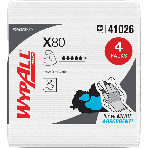 Essuie-tout X80, Robuste, 12-1/2" lo x 12" la Action Paper