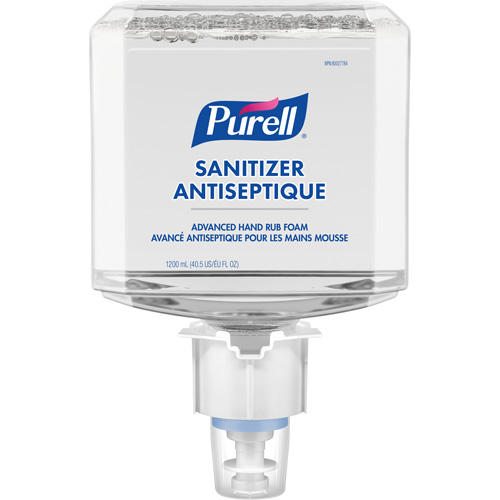 ES4 Advanced Foam Hand Sanitizer, 1200 ml, Cartridge Refill, 70% Alcohol Action Paper