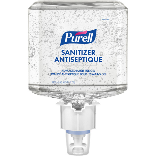 Gel d&eacute;sinfectant avanc&eacute; pour les mains ES4, 1200 ml, Cartouche de recharge, 70 % alcool Action Paper