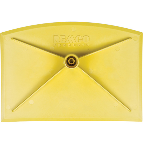 Food Hygiene Scraper, Yellow, 8" W x 11-1/4" L Action Paper