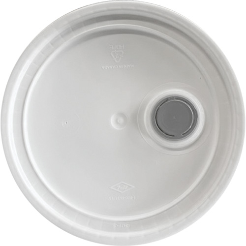 Pail with Lid, Plastic, 5.25 gal. Action Paper